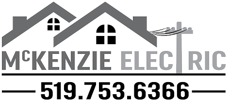 McKenzie Electric logo with phone number: 519-753-6366